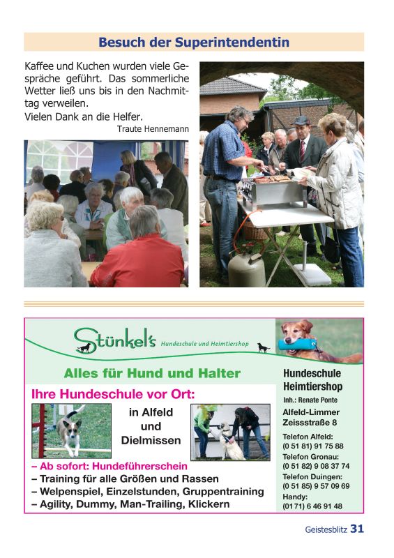 Gemeindebrief September - November 2013