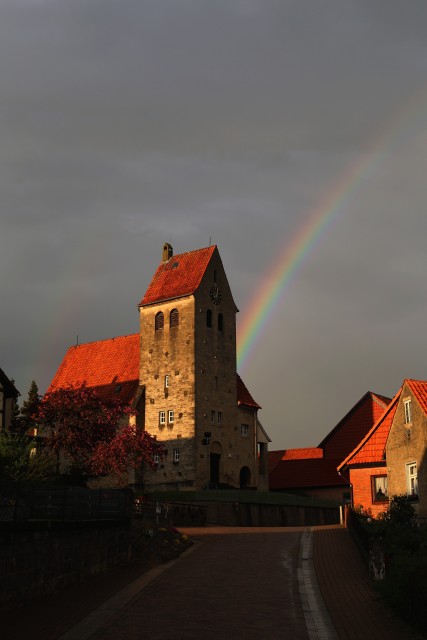 Regenbogen über der St. Franziskuskirche