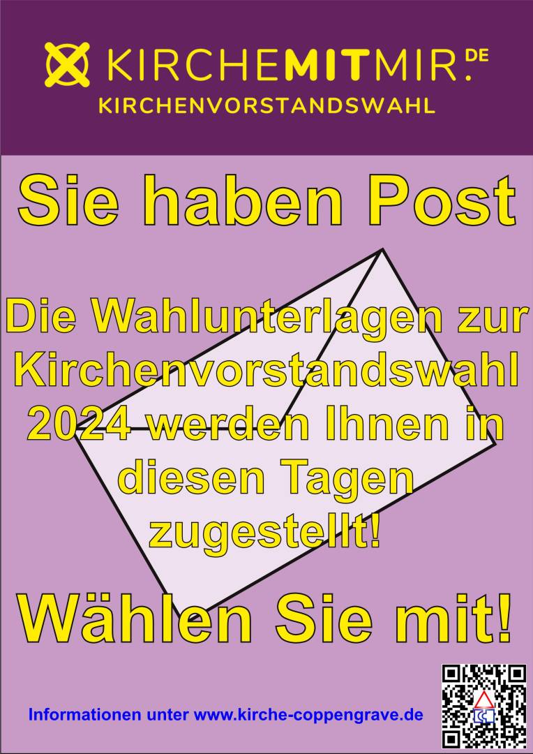 Sie haben Post. Die Kirchenvorstandswahl startet