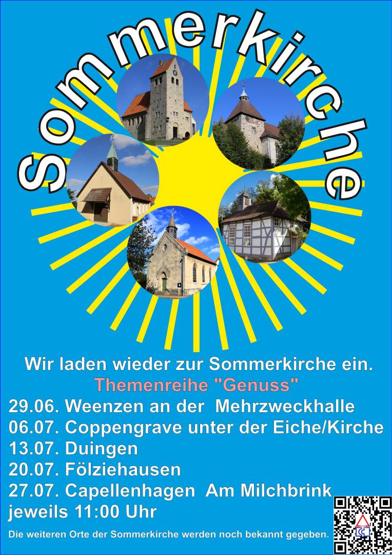 Abschluss der Sommerkirche in Capellenhagen in der Allerheiligenkapelle