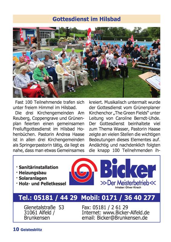 Gemeindebrief für die Monate Dezember 2025 - Februar 2026