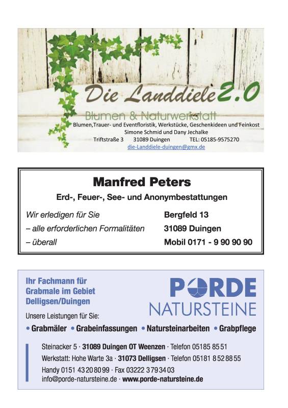 Gemeindebrief für die Monate Dezember 2025 - Februar 2026