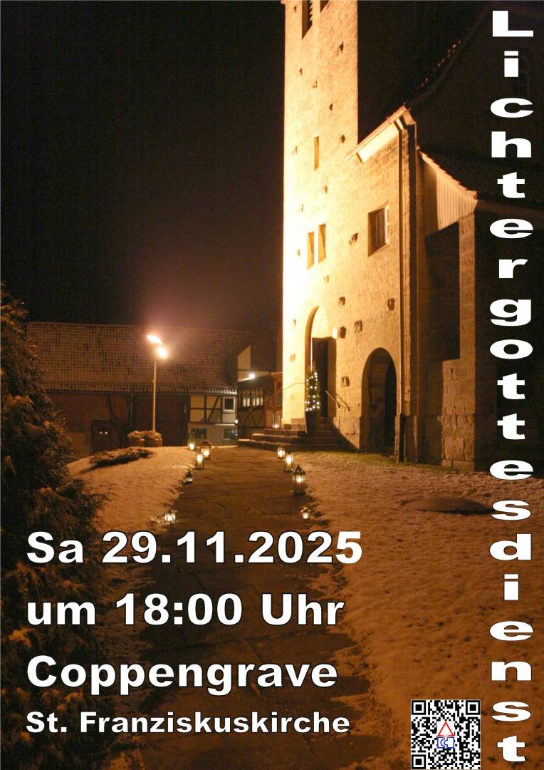 Übermorgen startet die Adventszeit mit dem Lichtergottesdienst