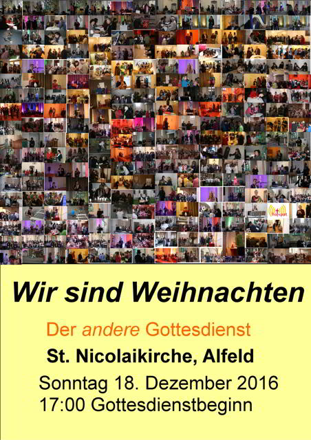 HotSpot: Wir sind Weihnachten am 18.12.2016 um 17Uhr in St. Nicolai in Alfeld