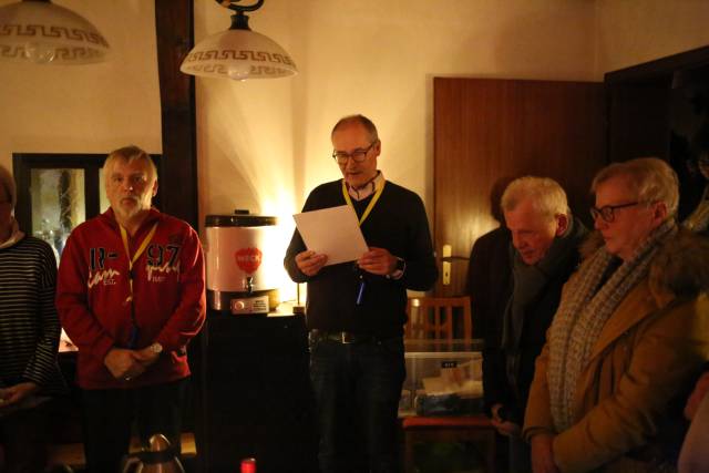 19. Türchen des "Lebendigen Adventskalenders" bei Familie Woscholski in Coppengrave