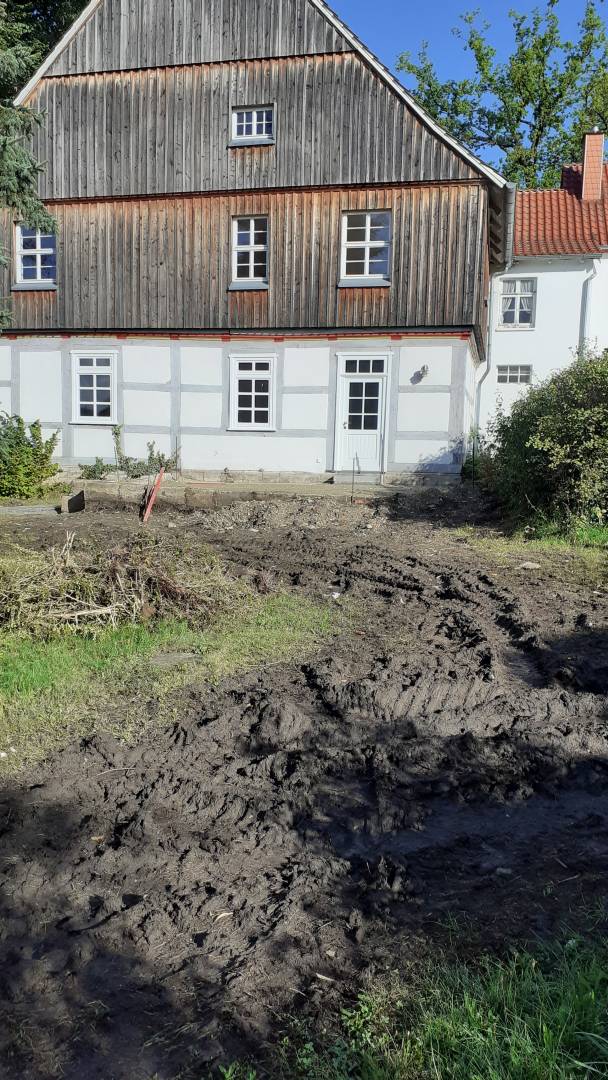 Baumaßnahme um die Katharinenkirche