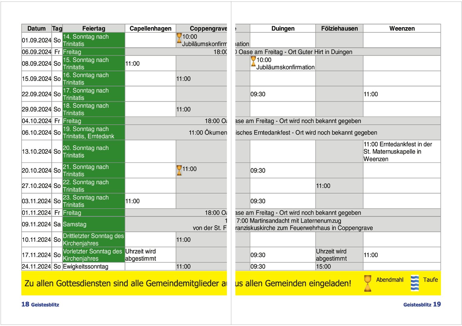 Gemeindebrief September 2024 - November 2024