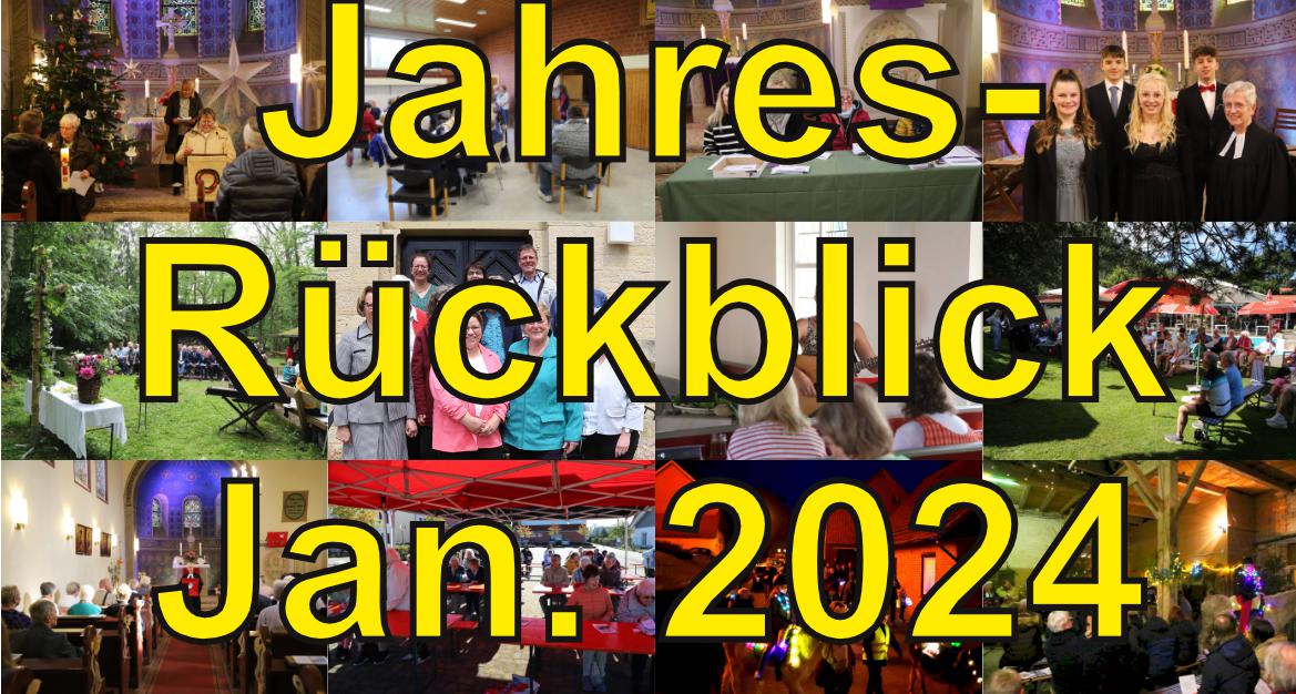 Jahresrückblick Januar 2024