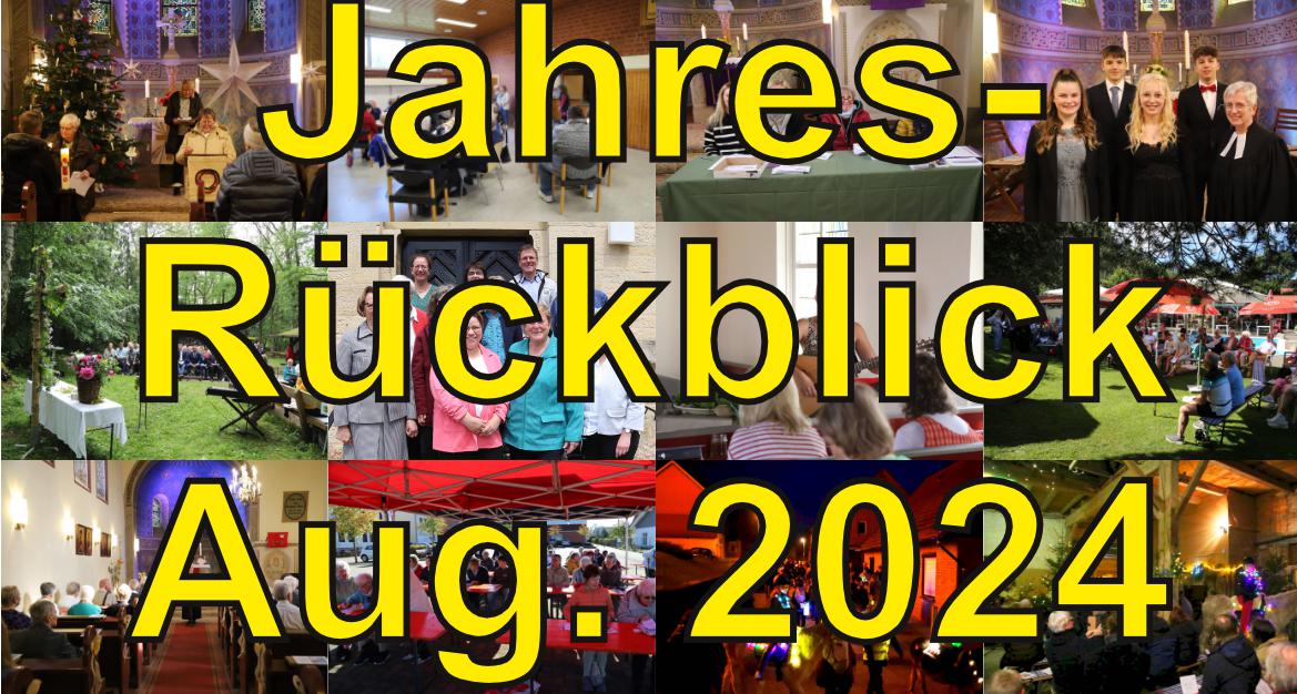 Jahresrückblick August 2025