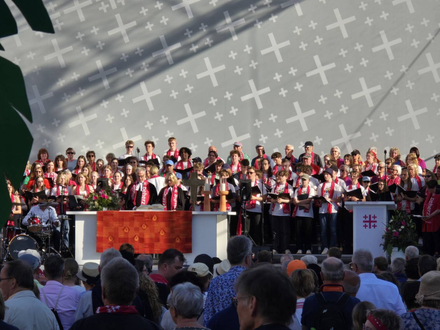 Impressionen von der Eröffnung des Kirchentages in Hannover