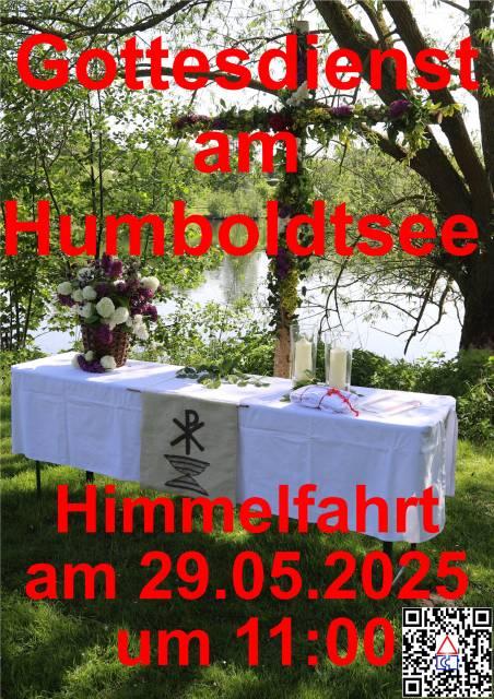 Heute: Gottesdienst zu Himmelfahrt am Humboldtsee - Findet statt!