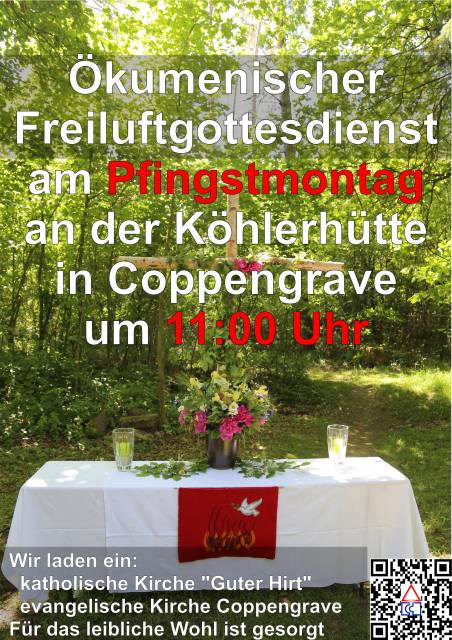 Ökumenischer Freiluftgottesdienst am Pfingstmontag