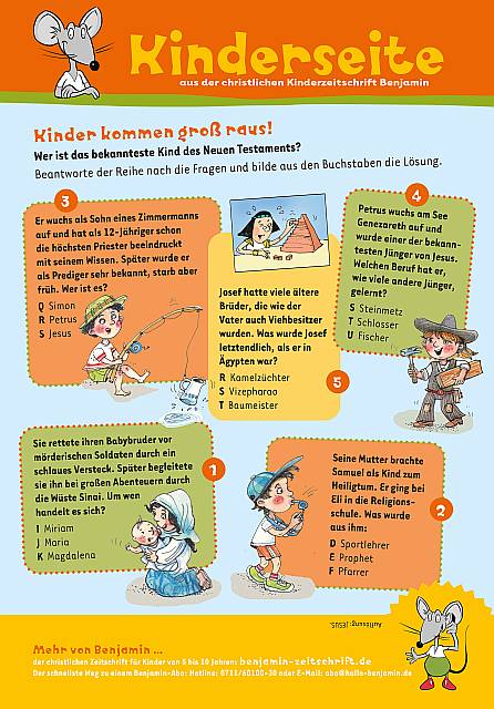 Kinderseite für Euch