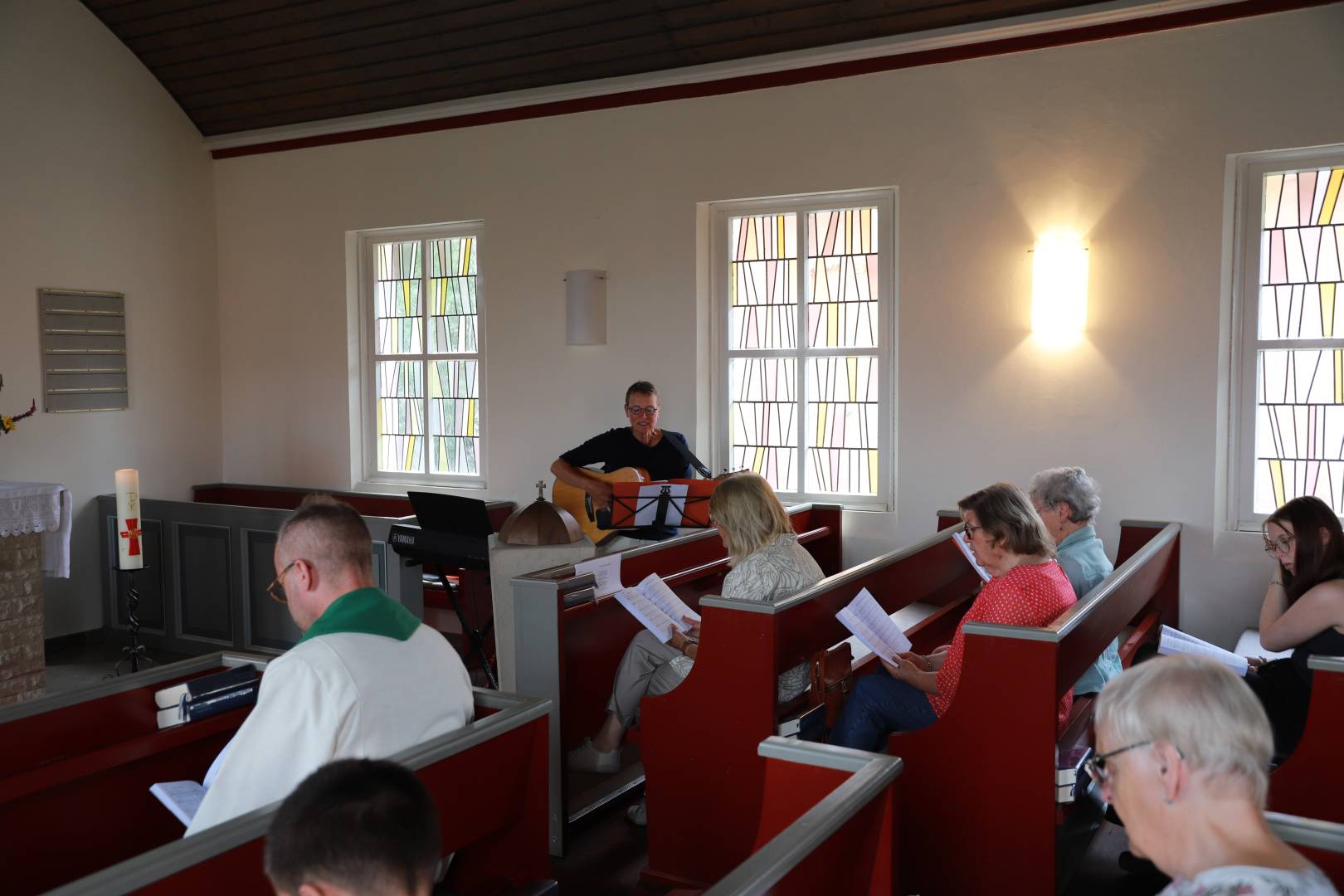 Sommerkirche in Fölziehausen mit Pastor Dieckow