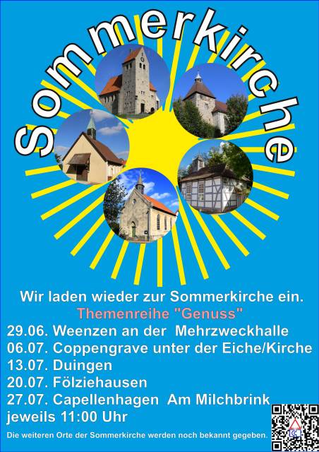 Abschluss der Sommerkirche in Capellenhagen in der Allerheiligenkapelle