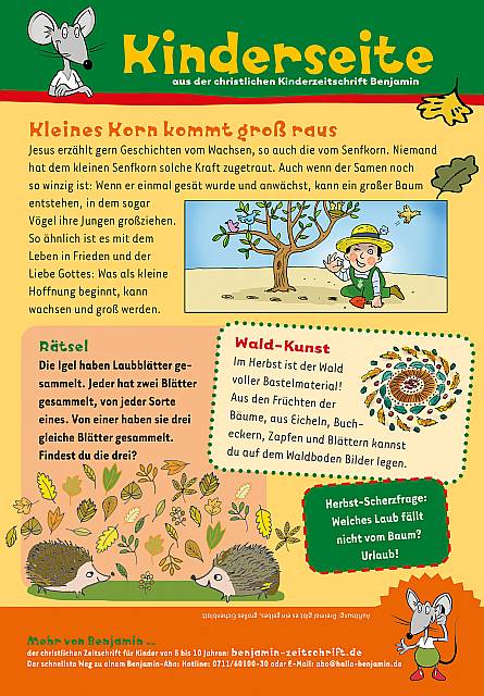 Kinderseite für Euch