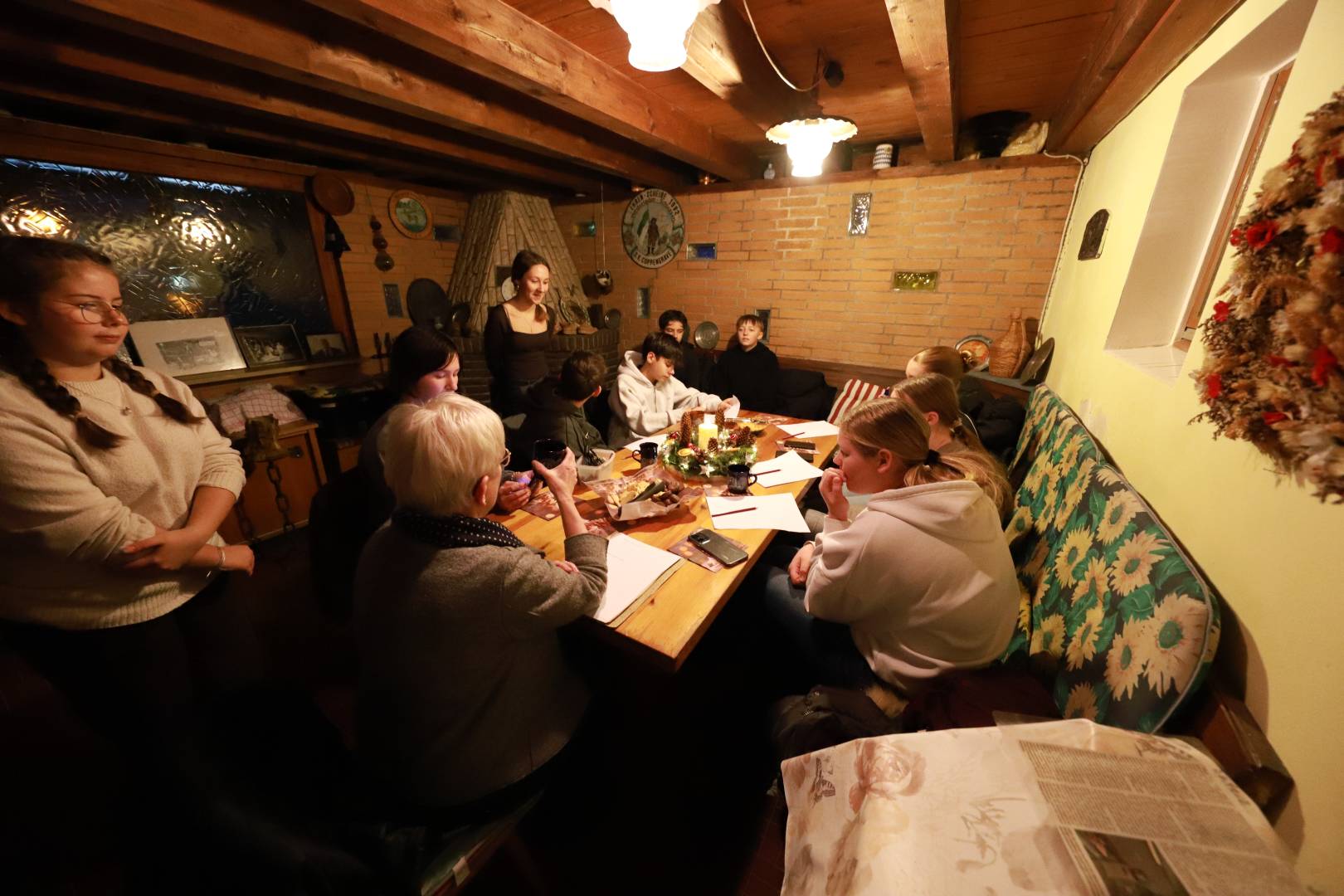 Unsere Konfirmanden backen Brot