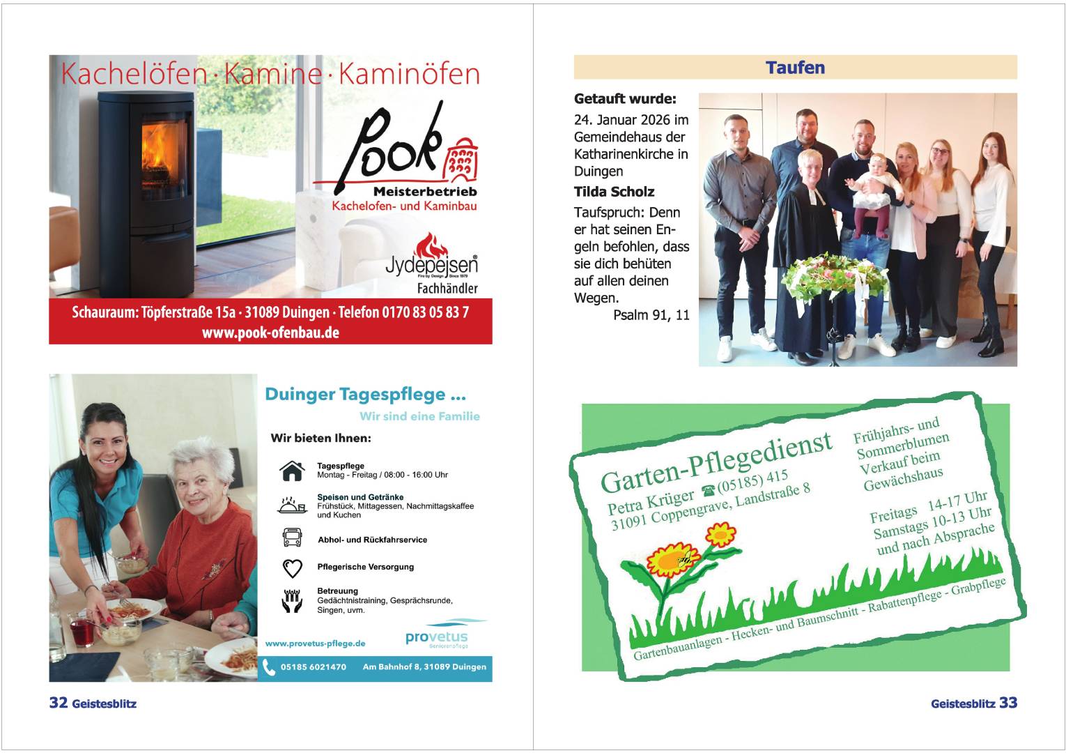 Gemeindebrief März - Mai 2026