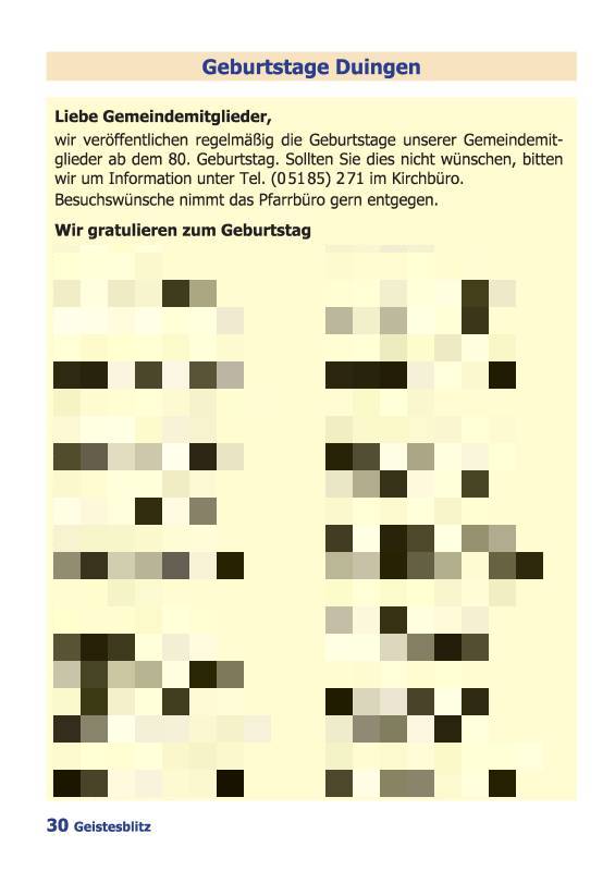 Gemeindebrief März - Mai 2026