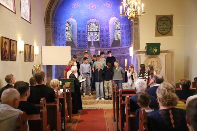 Begrüßungsgottesdienst der Konfirmanden