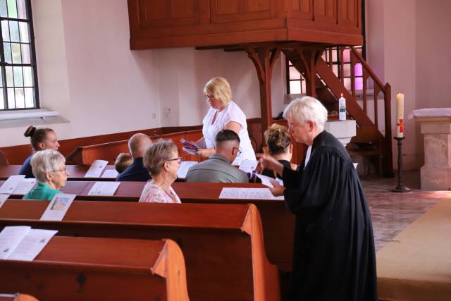 Taufe von Yannis Bock in der St. Maternuskirche in Weenzen