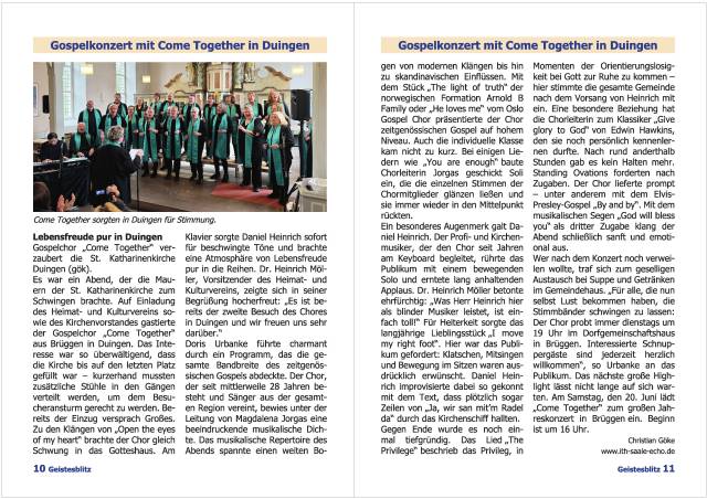 Gemeindebrief September 2026 - November 2026