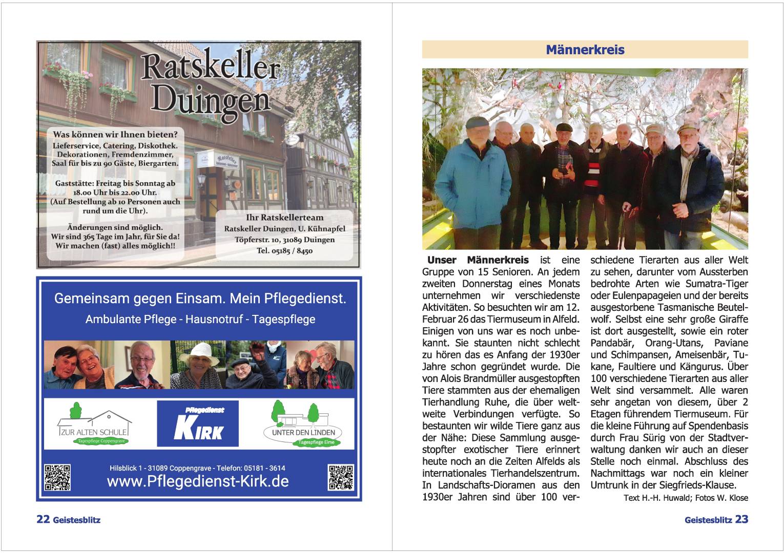 Gemeindebrief September 2026 - November 2026