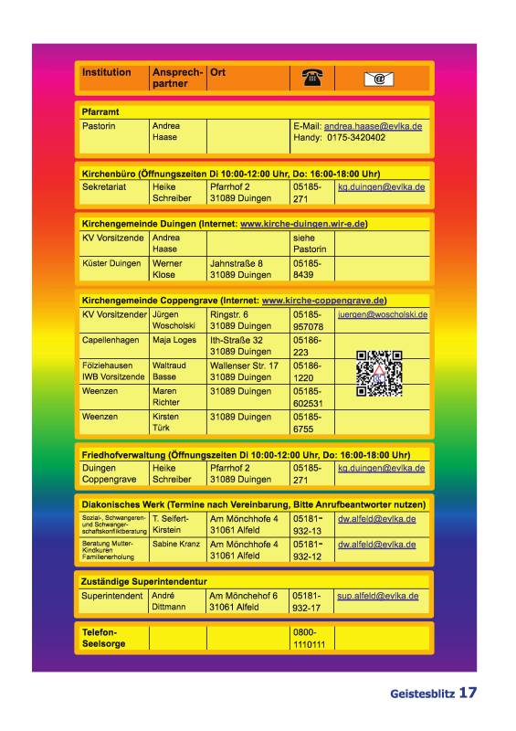 Gemeindebrief September 2026 - November 2026