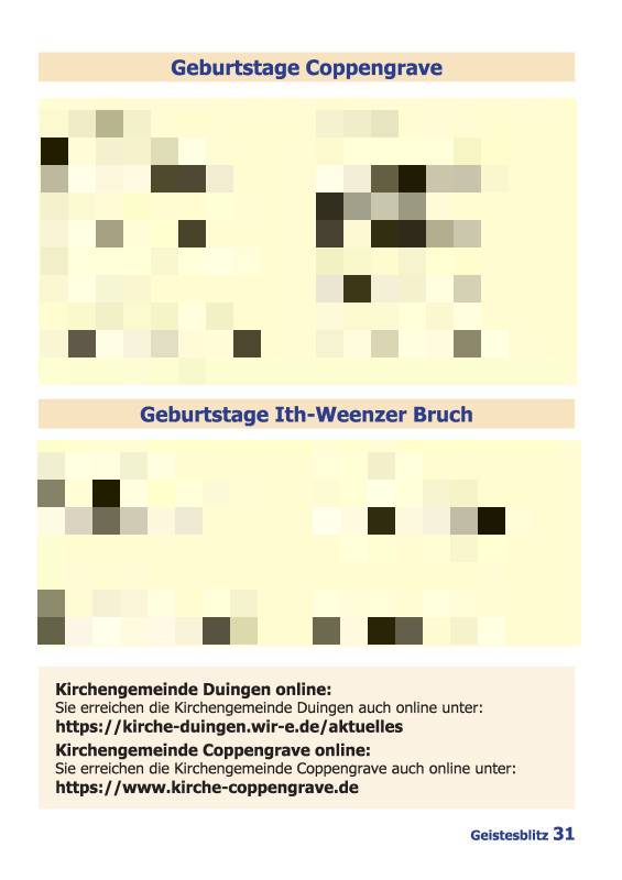 Gemeindebrief September 2026 - November 2026