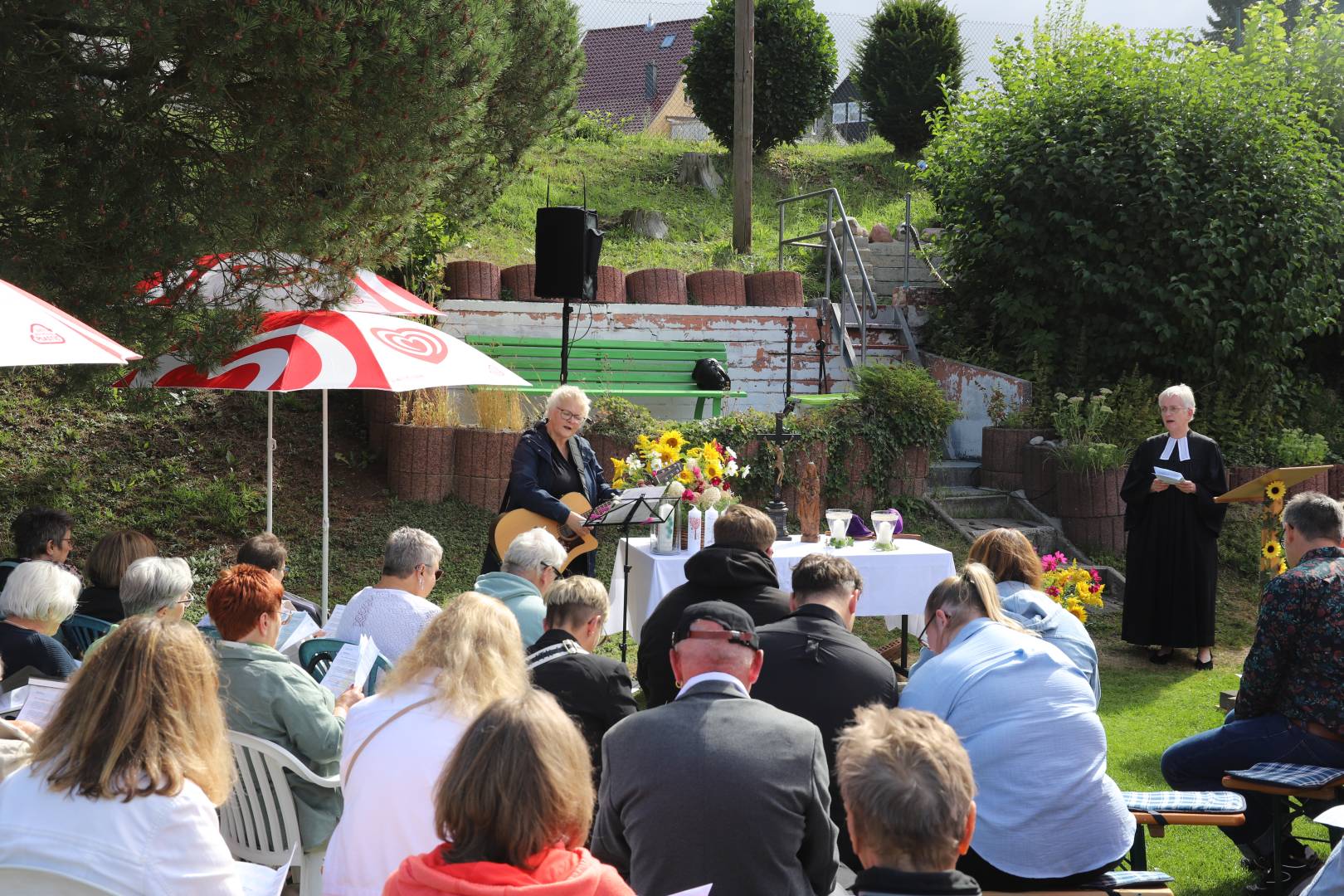 Freiluftgottesdienst im Hilsbad Hohenbüchen