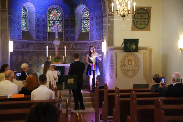 Taufe von Luisa Grunwald in der St. Franziskuskirche